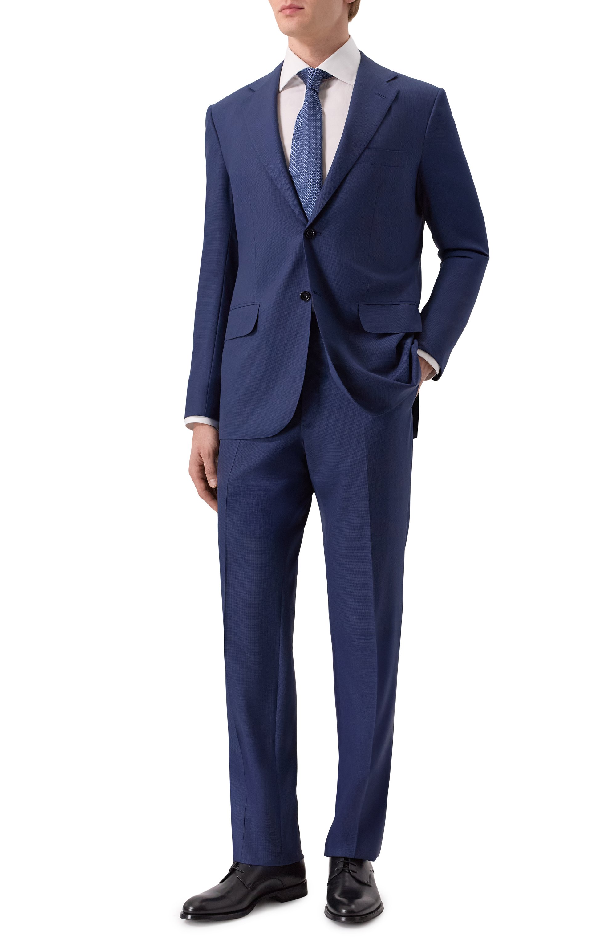 Хлопковая сорочка CANALI белого цвета по цене 26350 руб., арт. CCLX018/GA03288, фото 2 Хлопковая сорочка CANALI, арт. CCLX018/GA03288, фото 2