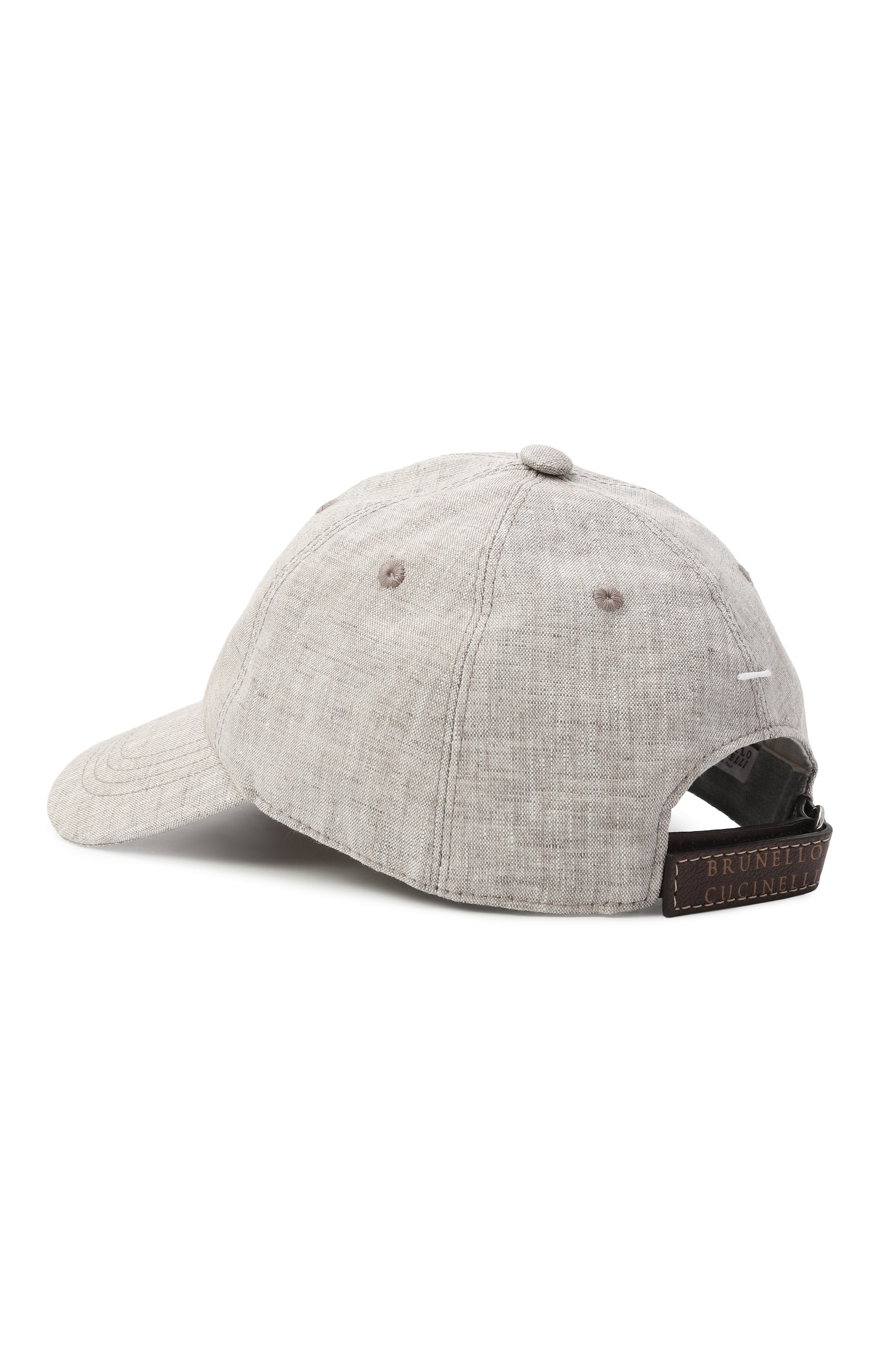 Льняная бейсболка BRUNELLO CUCINELLI, арт. BB430W322A, фото 2