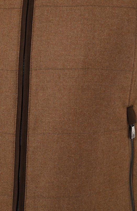 Жилет из шерсти и кашемира Corneliani 94C571-9418267 Коричневый  94C571-9418267 Фото 5