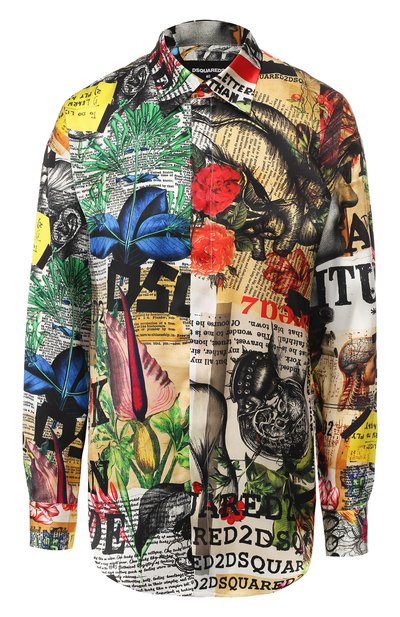 Женская шелковая рубашка DSQUARED2, арт. S72DL0603/S49864