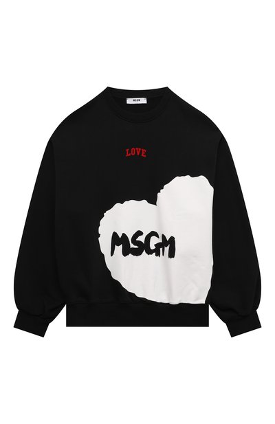 Хлопковый свитшот MSGM KIDS, арт. F4MSJGSW142