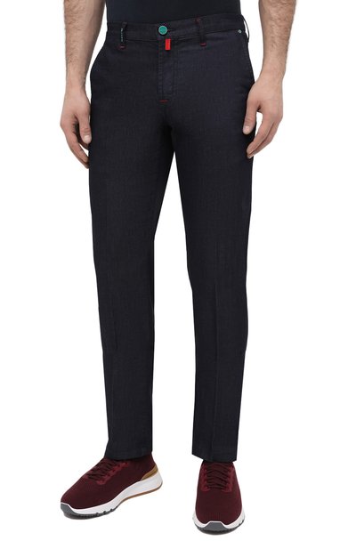 Джинсы KITON темно-синего цвета по цене 104500 руб., арт. UFPP79J07T26, фото 3 Джинсы KITON, арт. UFPP79J07T26, фото 3