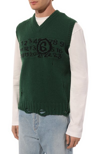 Шерстяной жилет MM6, арт. SH2FB0007/M13074, фото 3