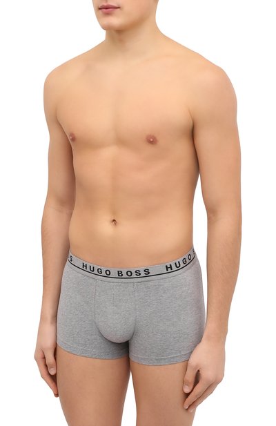 Комплект из трех хлопковых боксеров BOSS, арт. 50325403, фото 4