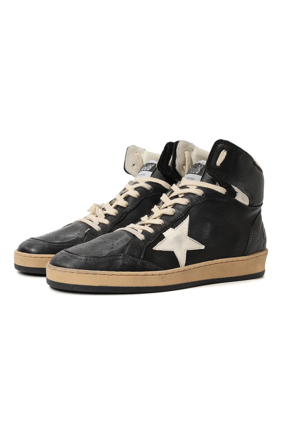 Кожаные кеды sky-sta GOLDEN GOOSE DELUXE BRAND, арт. GWF00230.F002944, фото 1