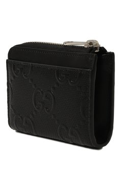 Мужской кожаный кошелек для монет GUCCI черного цвета, арт. 657571/1W3AN | Фото 2 (Нос: Не проставлено; Материал: Натуральная кожа)
