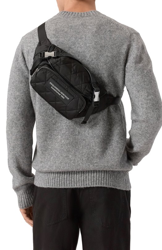 Поясная сумка Heritage Dsquared2 BBM0074/11702380 Чёрный  BBM0074/11702380 Фото 2