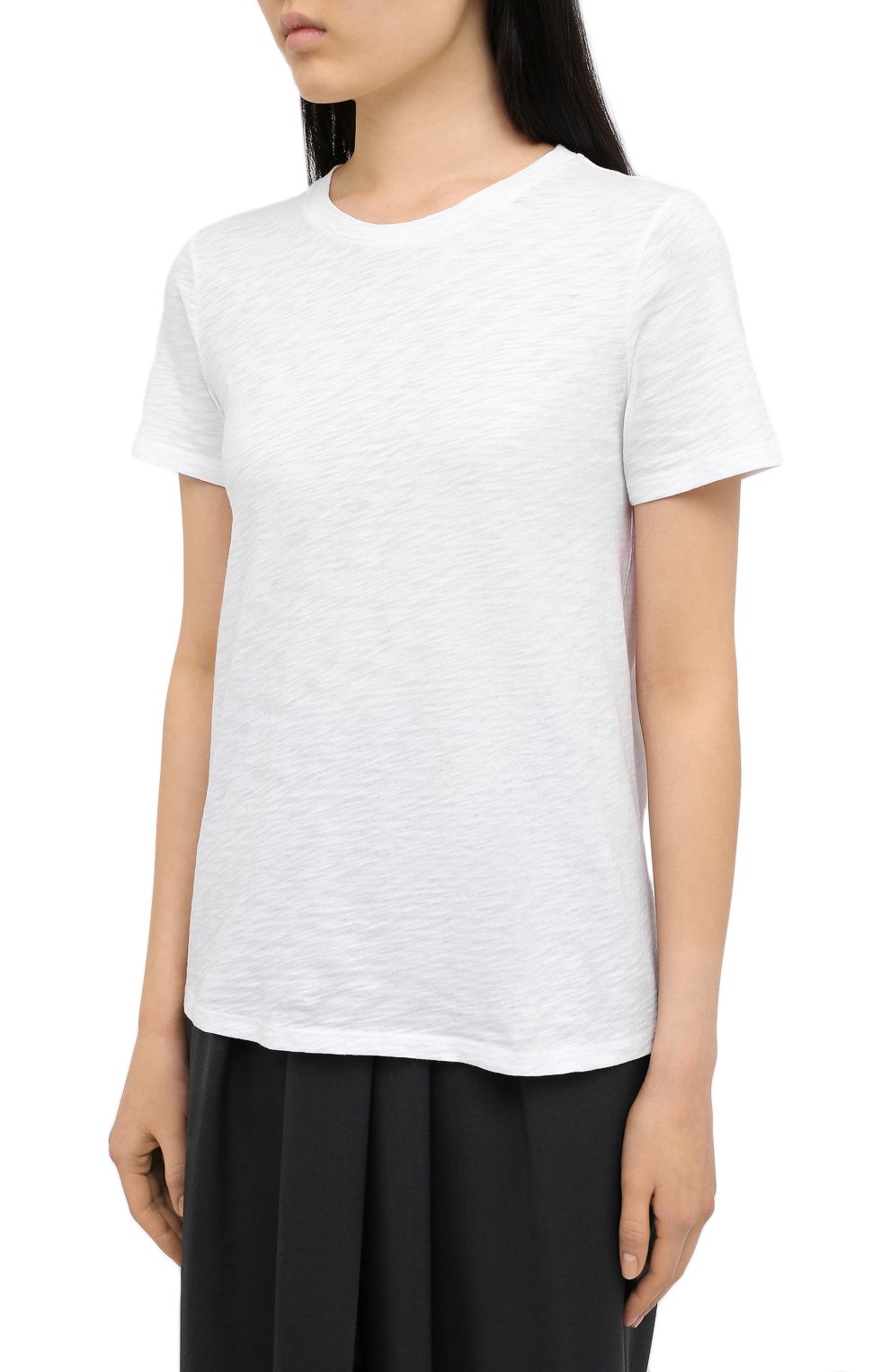 Хлопковая футболка THEORY белого цвета по цене 12600 руб., арт. K0324517, фото 3 Хлопковая футболка THEORY, арт. K0324517, фото 3