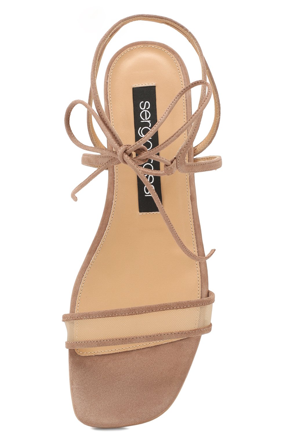 Замшевые сандалии SERGIO ROSSI, арт. A88410-MAFM46, фото 5