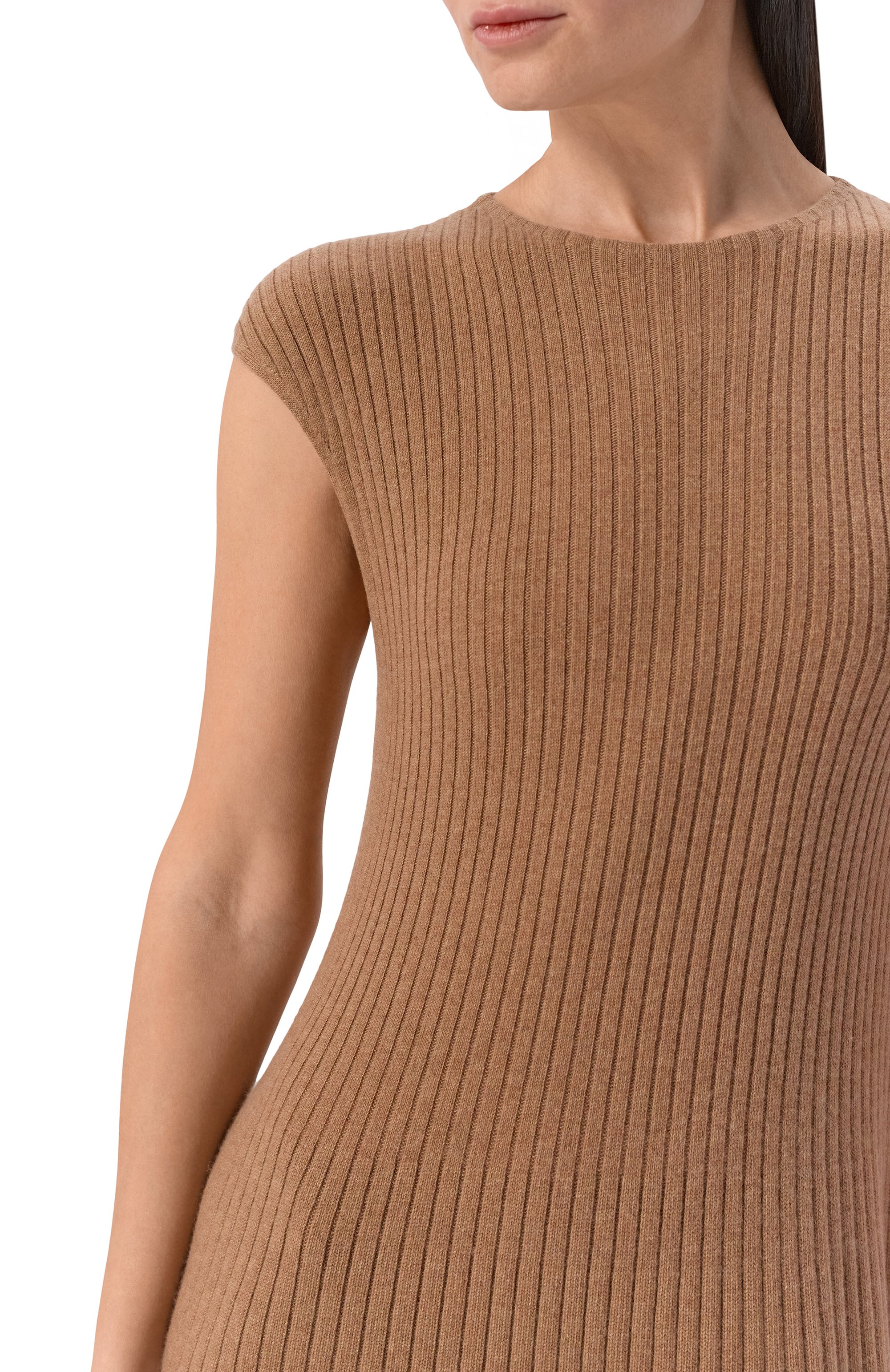 Кашемировое платье LORO PIANA бежевого цвета по цене 431500 руб., арт. FA05744, фото 4 Кашемировое платье LORO PIANA, арт. FA05744, фото 4