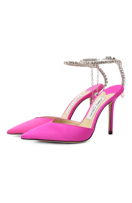 Женские текстильные туфли saeda 100 JIMMY CHOO, арт. SAEDA100BGH