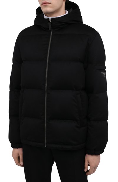 Пуховик PRADA черного цвета по цене 550000 руб., арт. SGB716-1YES-F0002-202, фото 3 Пуховик PRADA, арт. SGB716-1YES-F0002-202, фото 3