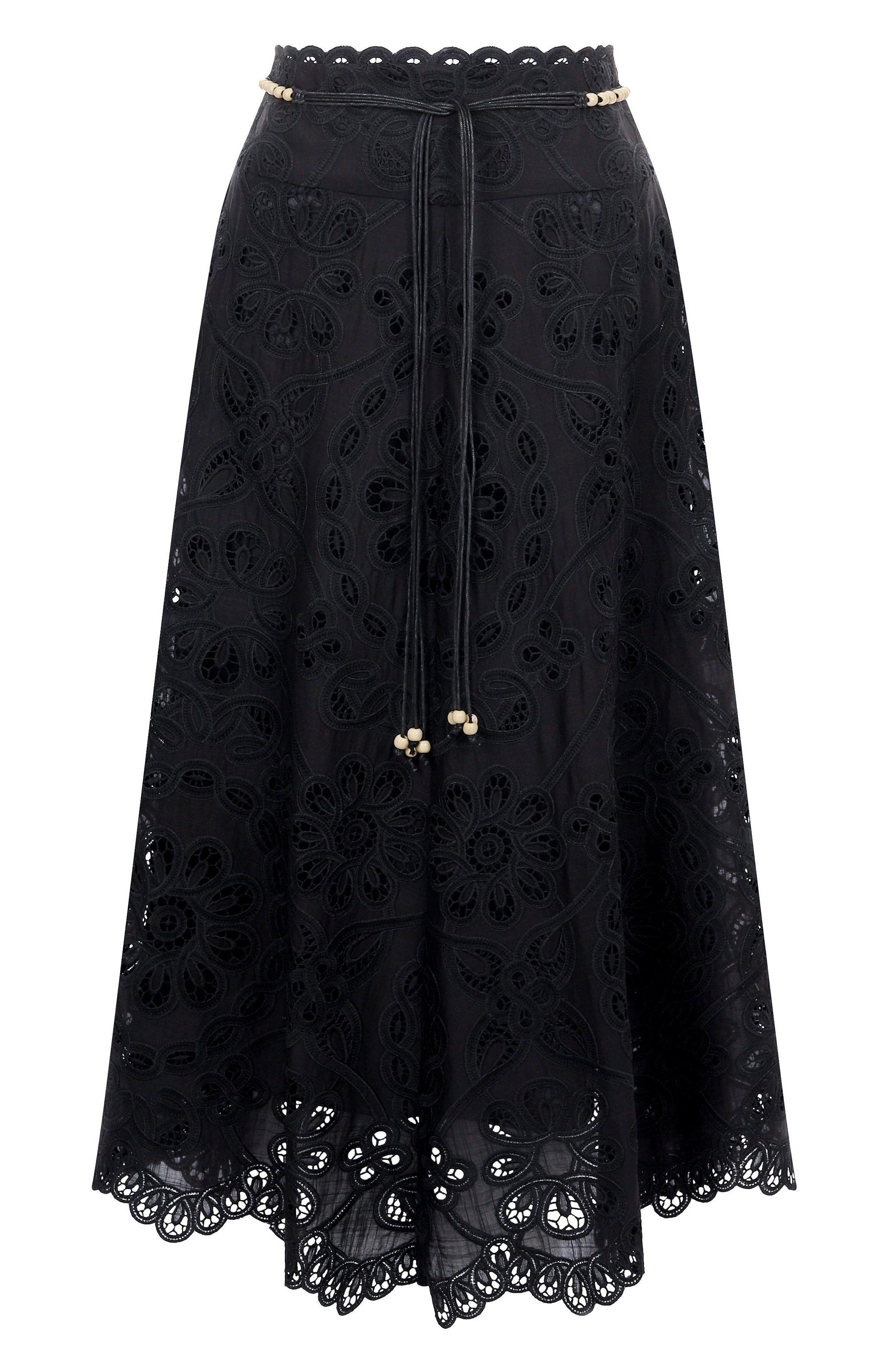 Хлопковая юбка ZIMMERMANN, арт. 3584SSS251, фото 1