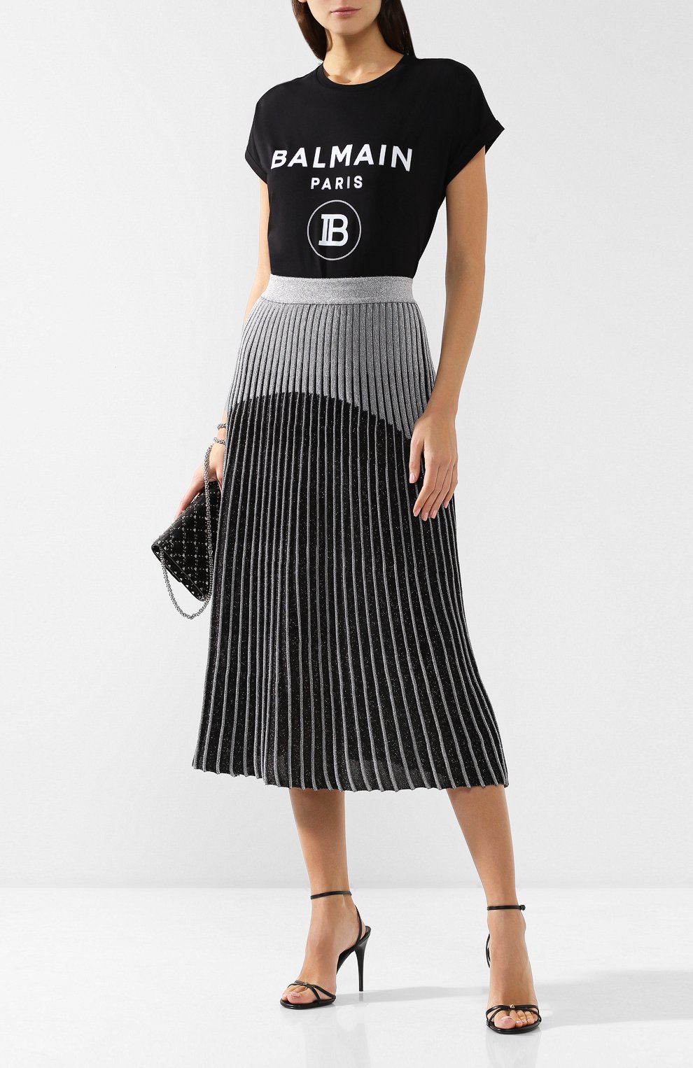 Юбка из вискозы BALMAIN, арт. SF24869/K424, фото 2