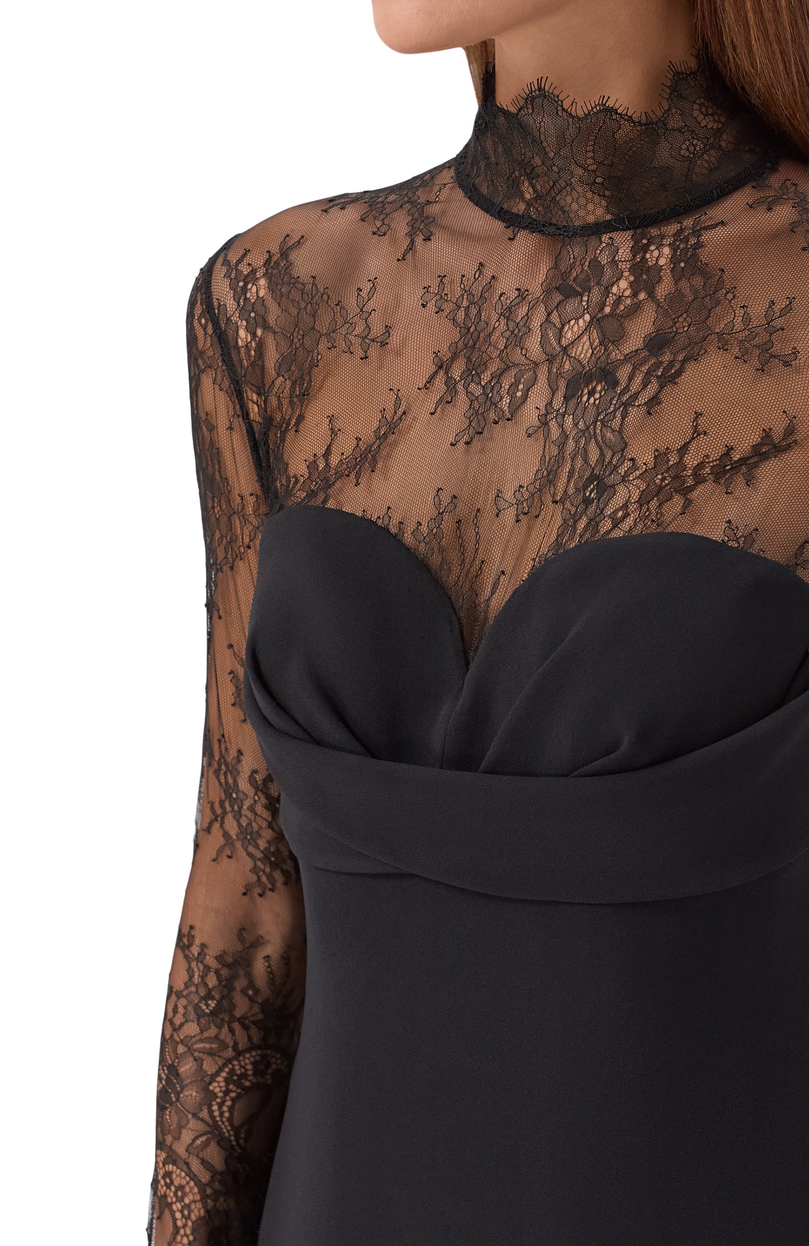 Платье из шелка и вискозы ELIE SAAB, арт. D1262NP26/CD023, фото 4