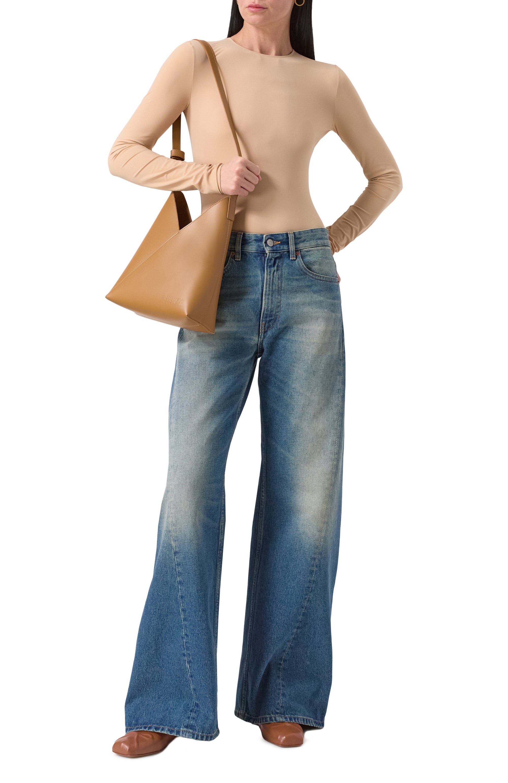 Кожаные балетки little bow MARNI, арт. BAMS004700/P3628, фото 2