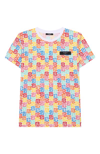 Хлопковая футболка BALMAIN, арт. BW8Q81