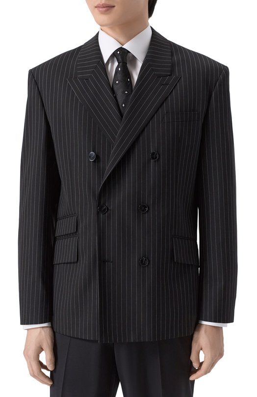 Однобортный пиджак HUGO 50554672 Чёрный  50554672 Фото 3