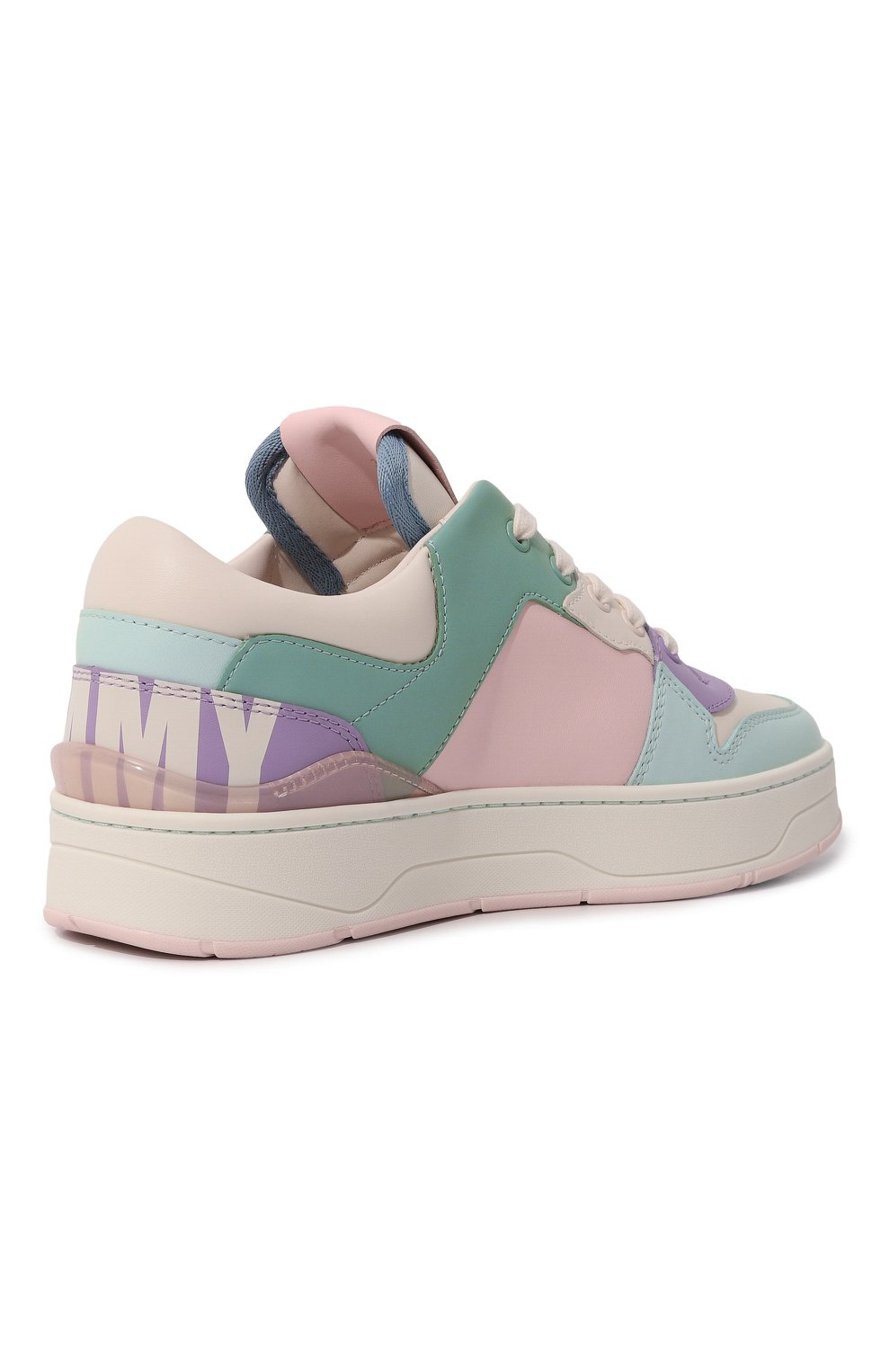 Кожаные кеды florent JIMMY CHOO, арт. FL0RENT/F/LMX, фото 5