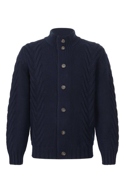 Мужской шерстяной кардиган KITON, арт. UMM0844