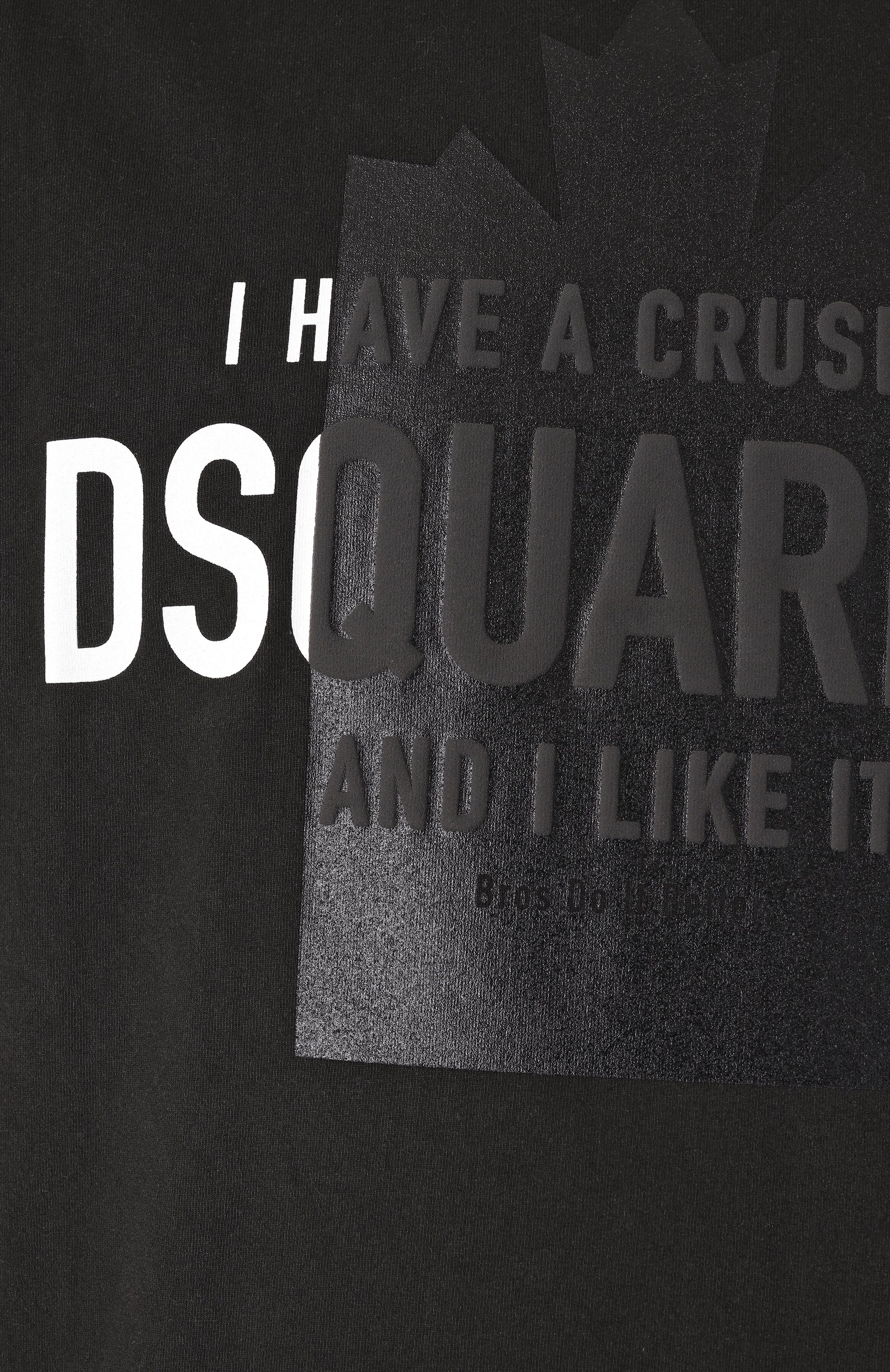 Хлопковая футболка DSQUARED2, арт. S74GD1405/S24583, фото 6