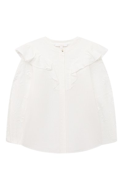 Хлопковая блузка CHLOÉ, арт. C15E16/6A-12A