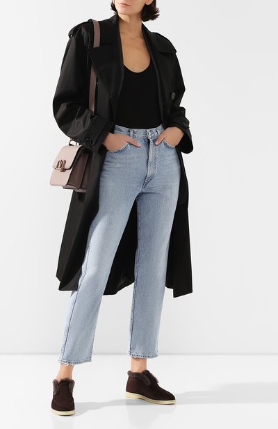 Замшевые ботинки open walk LORO PIANA, арт. FAG3602, фото 2