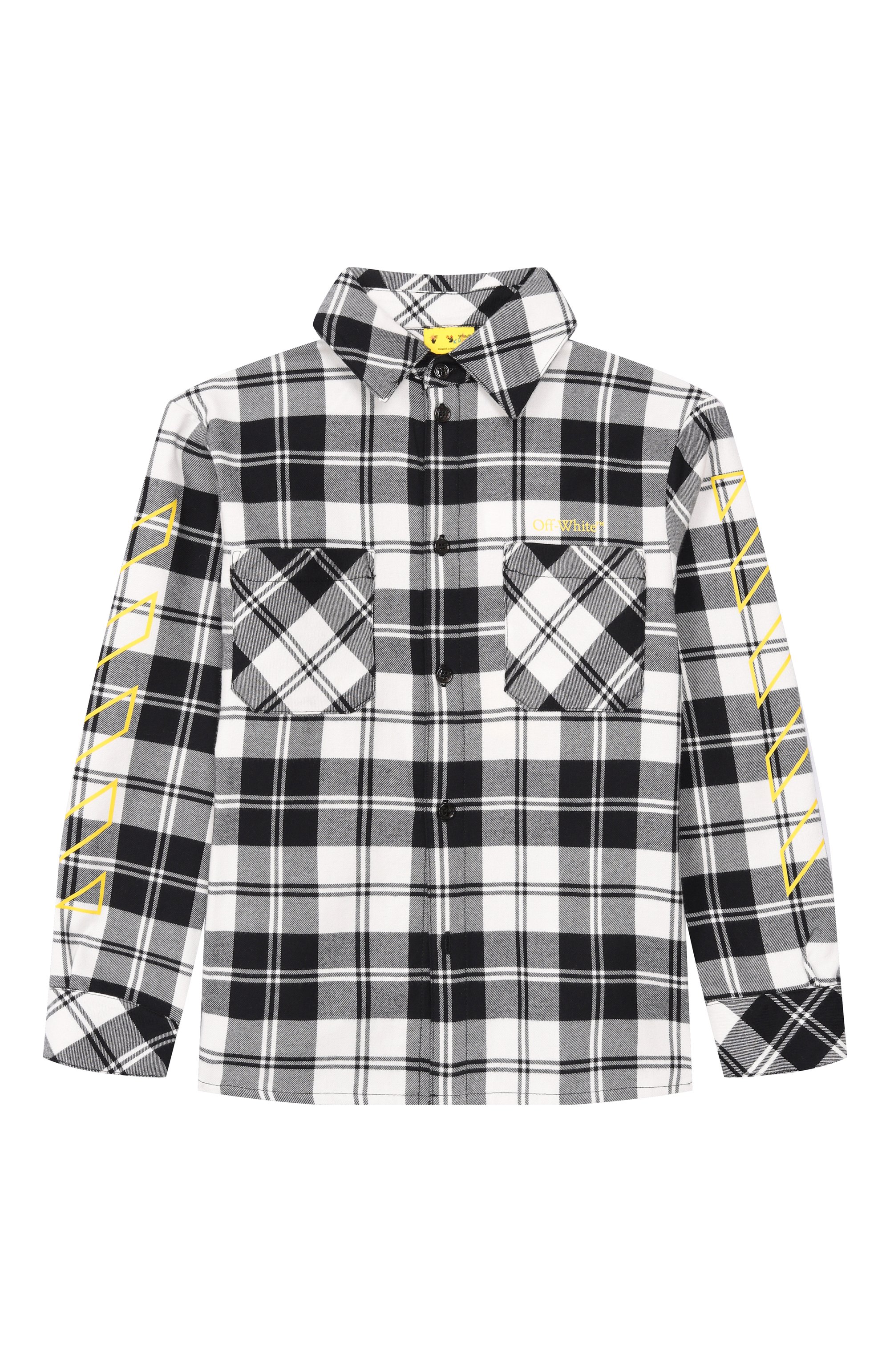 Хлопковая рубашка OFF-WHITE, арт. 0BGA001F25FAB001/4-12, фото 1