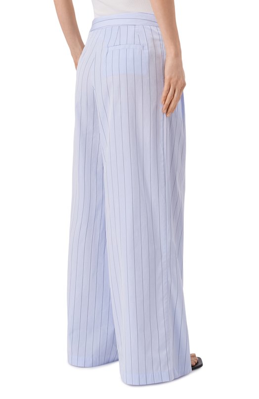 Хлопковые брюки Erika Cavallini P6SJ20 Голубой  P6SJ20 Фото 4