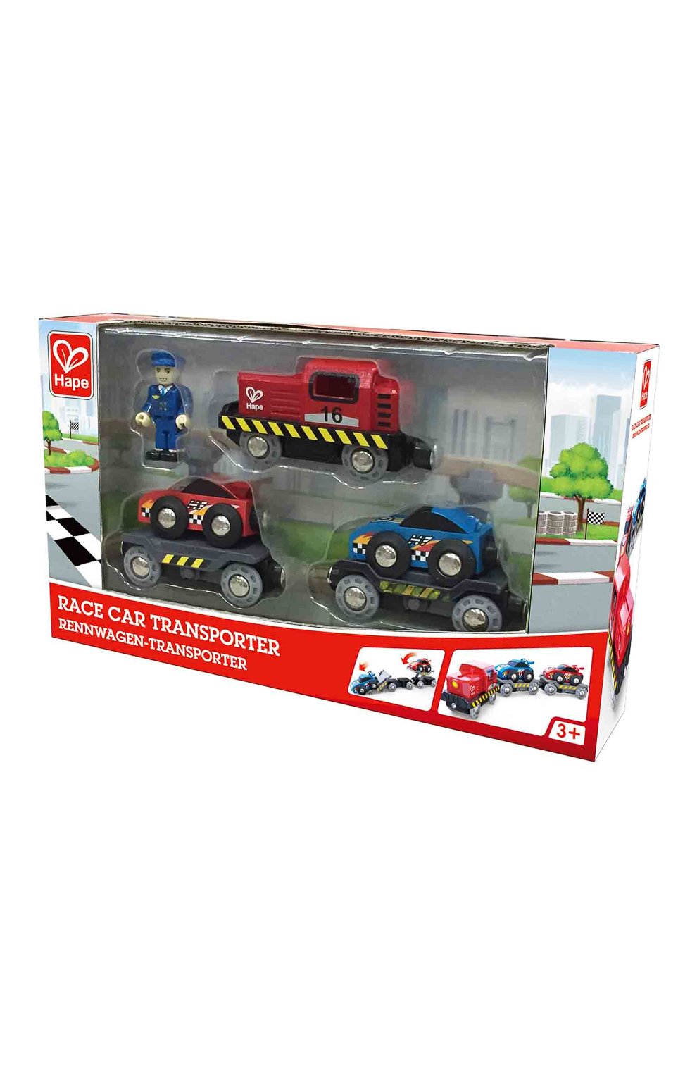 Игрушка транспортер гоночной машины HAPE, арт. E3735_HP, фото 3