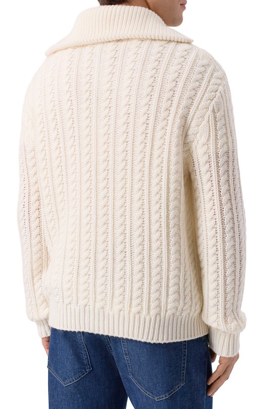 Кашемировый свитер MVST M25.1MM.K007/K003 Кремовый  M25.1MM.K007/K003 Фото 4