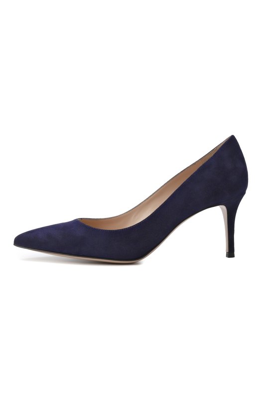 Замшевые туфли Gianvito 70 Gianvito Rossi G26770.70RIC.CAMDENI Синий  G26770.70RIC.CAMDENI Фото 4