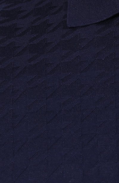 Поло с длинными рукавами из смеси кашемира и шелка ZILLI, арт. MBQ-PZ032-PIED1/ML01, фото 5