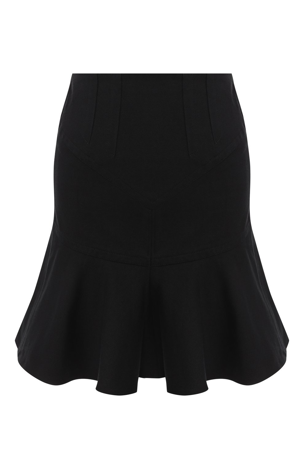 Юбка из смеси хлопка и льна ISABEL MARANT черного цвета по цене 46050 руб., арт. JU0905-19P011I/KELLY, фото 1 Юбка из смеси хлопка и льна ISABEL MARANT, арт. JU0905-19P011I/KELLY, фото 1