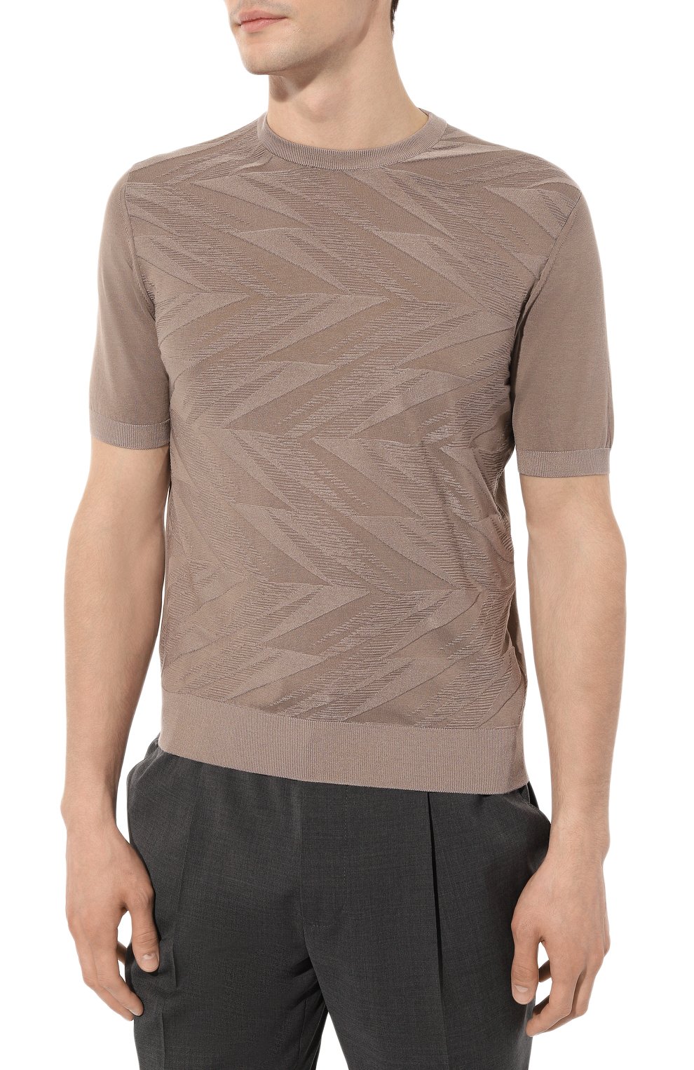 Джемп�ер из хлопка и шелка STEFANO RICCI, арт. K616324G10/F23237, фото 3