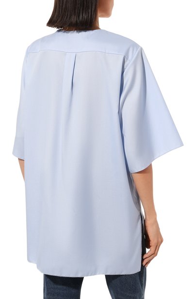 Хлопковая блузка ALEXANDRA GEORGIEVA BY KRESTETSKAYA STROCHKA, арт. H243gol22, фото 4