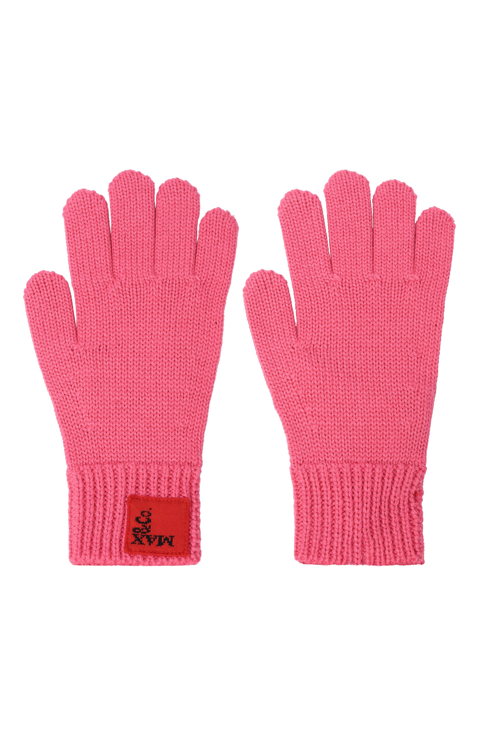 Перчатки MAX&CO розового цвета по цене 6535 руб., арт. MX0243-MX048, фото 2 Перчатки MAX&CO, арт. MX0243-MX048, фото 2
