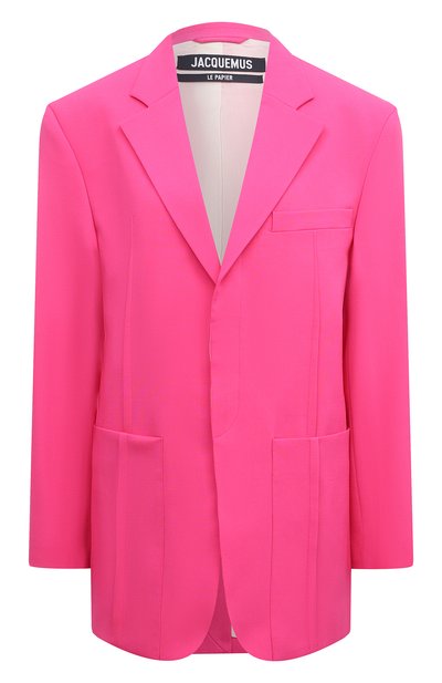 Женский шерстяной жакет JACQUEMUS, арт. 22H213JA101/1075PINK
