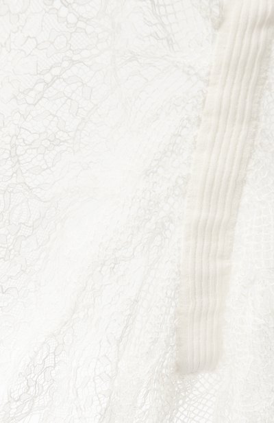 Шелковый воротник ANN DEMEULEMEESTER белого цвета по цене 61550 руб., арт. B0012891/FA617, фото 4 Шелковый воротник ANN DEMEULEMEESTER, арт. B0012891/FA617, фото 4