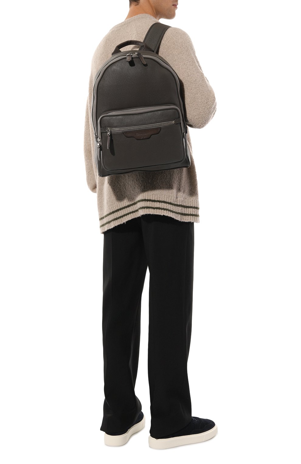 Кожаный рюкзак SANTONI, арт. UIBBA2364EN-ASP6Z29, фото 7