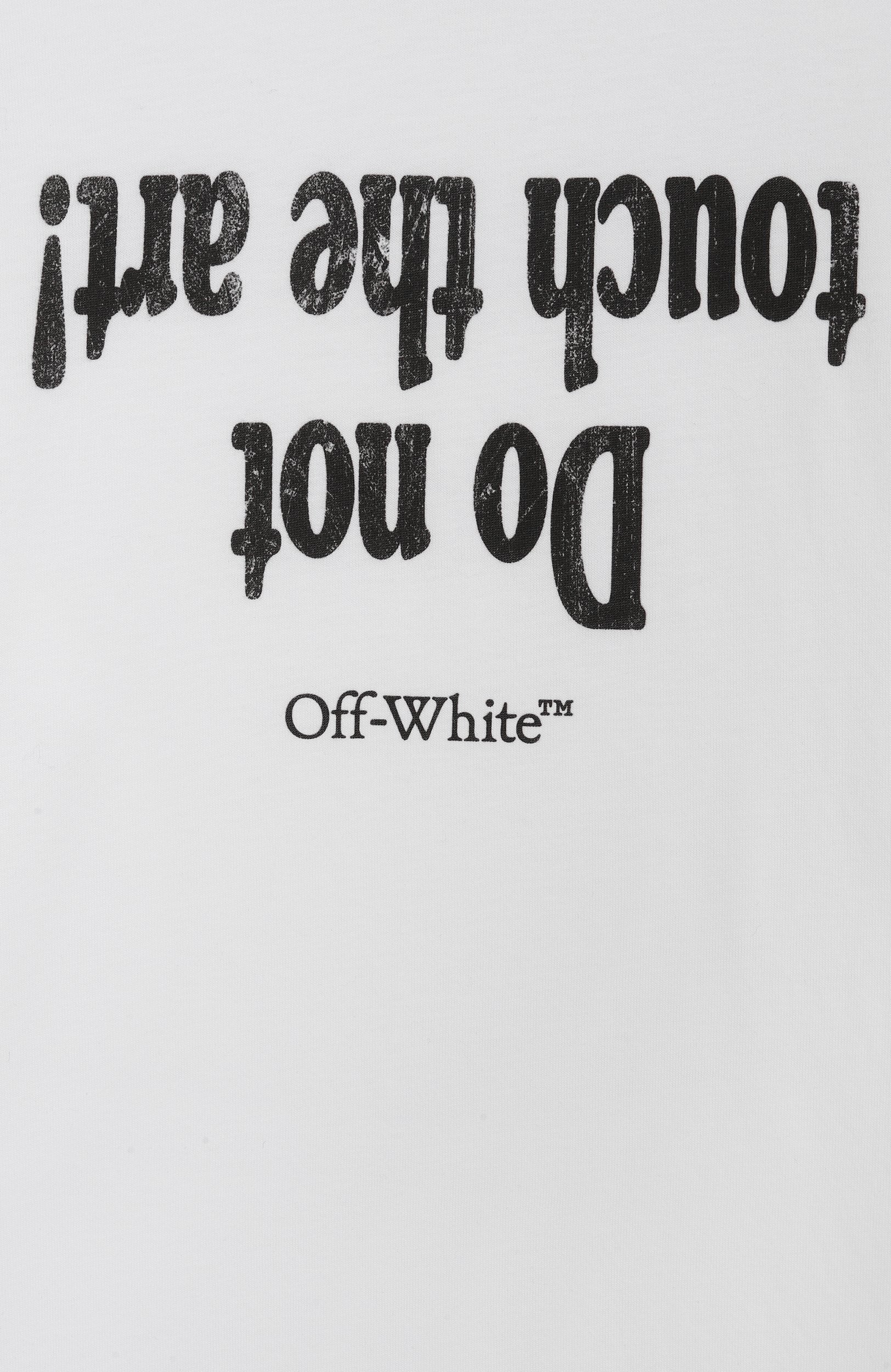 Хлопковый лонгслив OFF-WHITE, арт. 0BAB001F26JER0011, фото 3