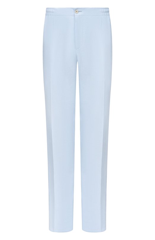 Льняные брюки Kiton UPN01H09690 Голубой UPN01H09690