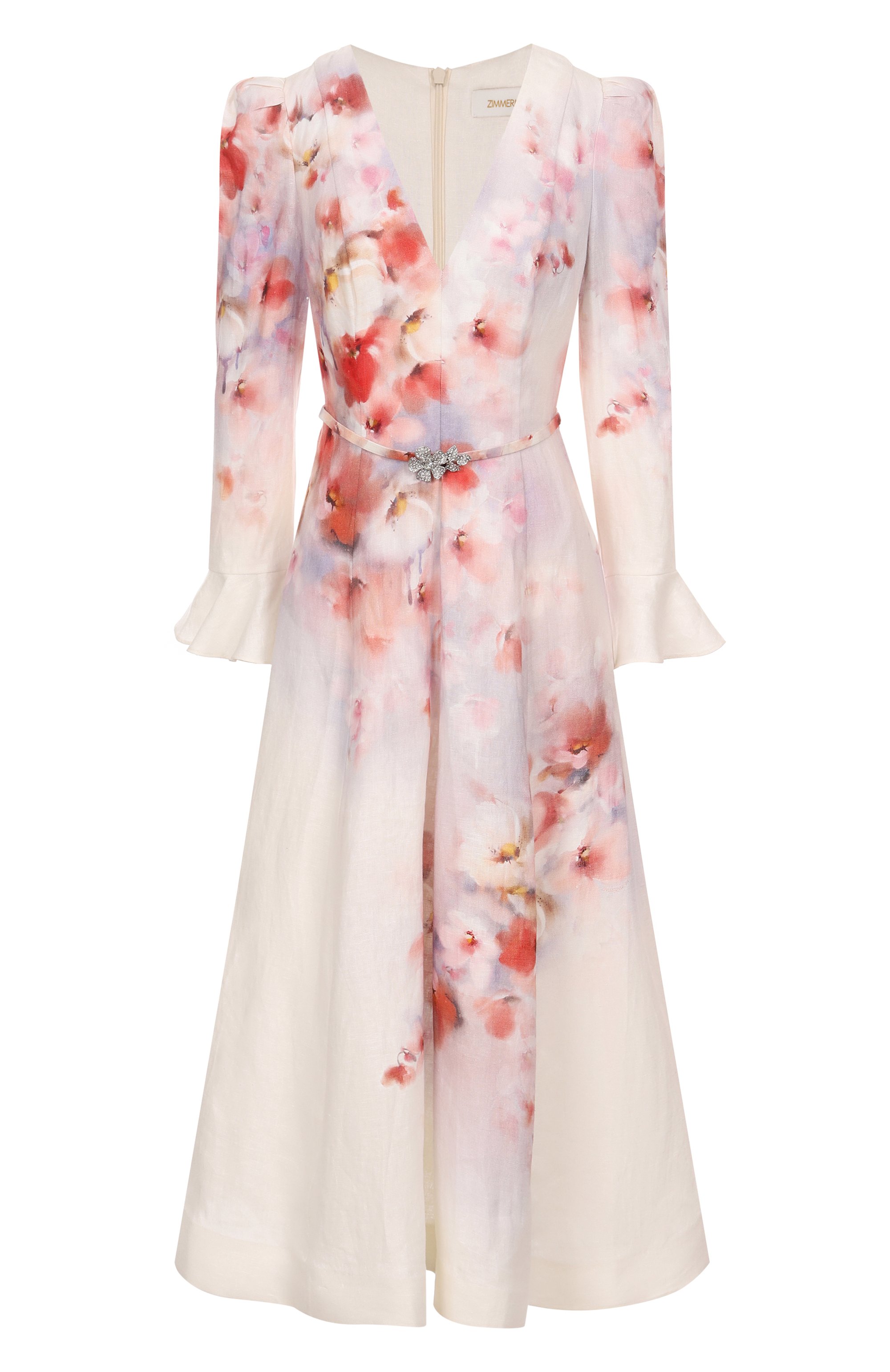 Льняное платье ZIMMERMANN, арт. 2344DR251, фото 1