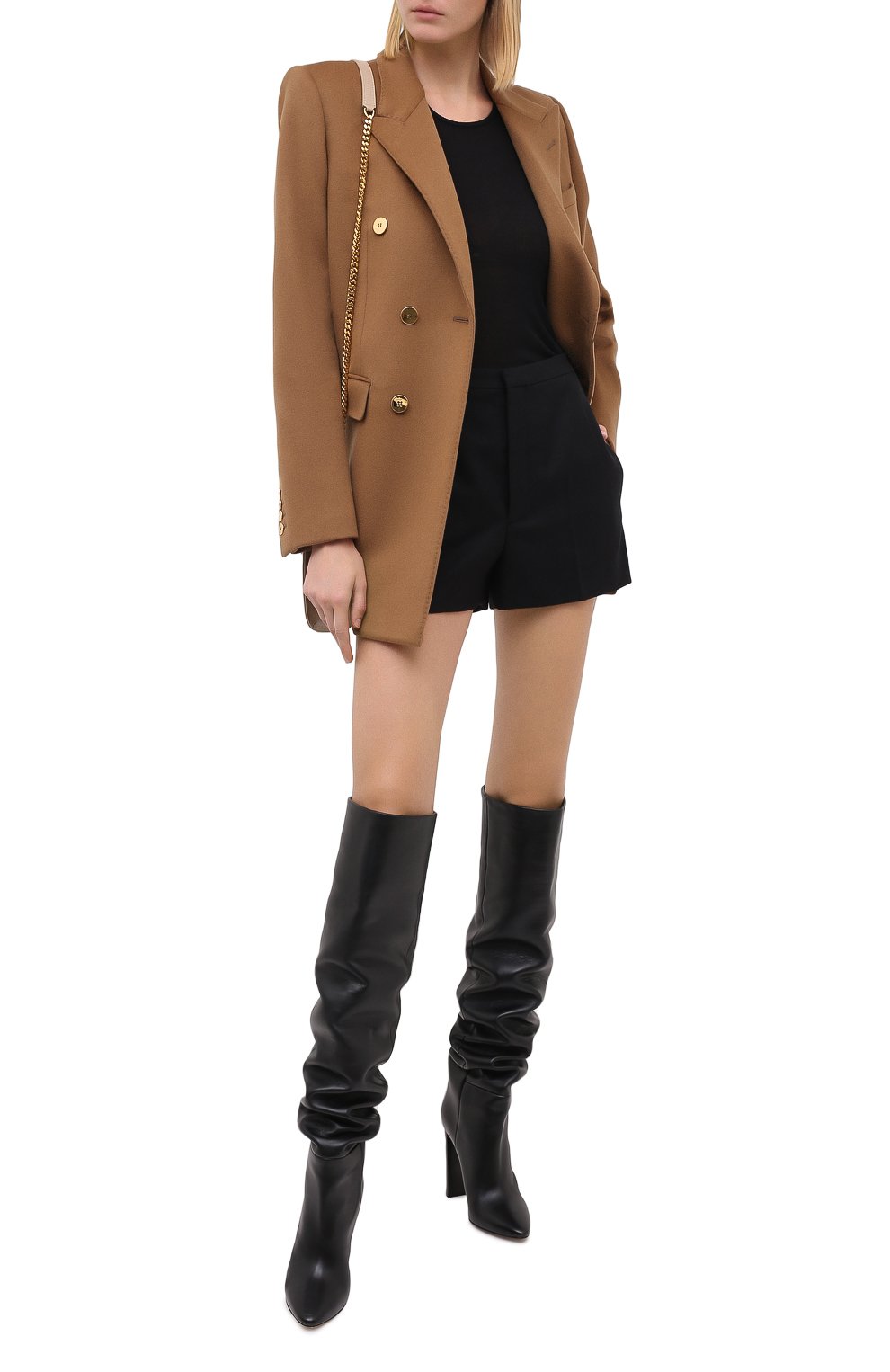 Шерстяные шорты SAINT LAURENT, арт. 633791/Y221W, фото 2