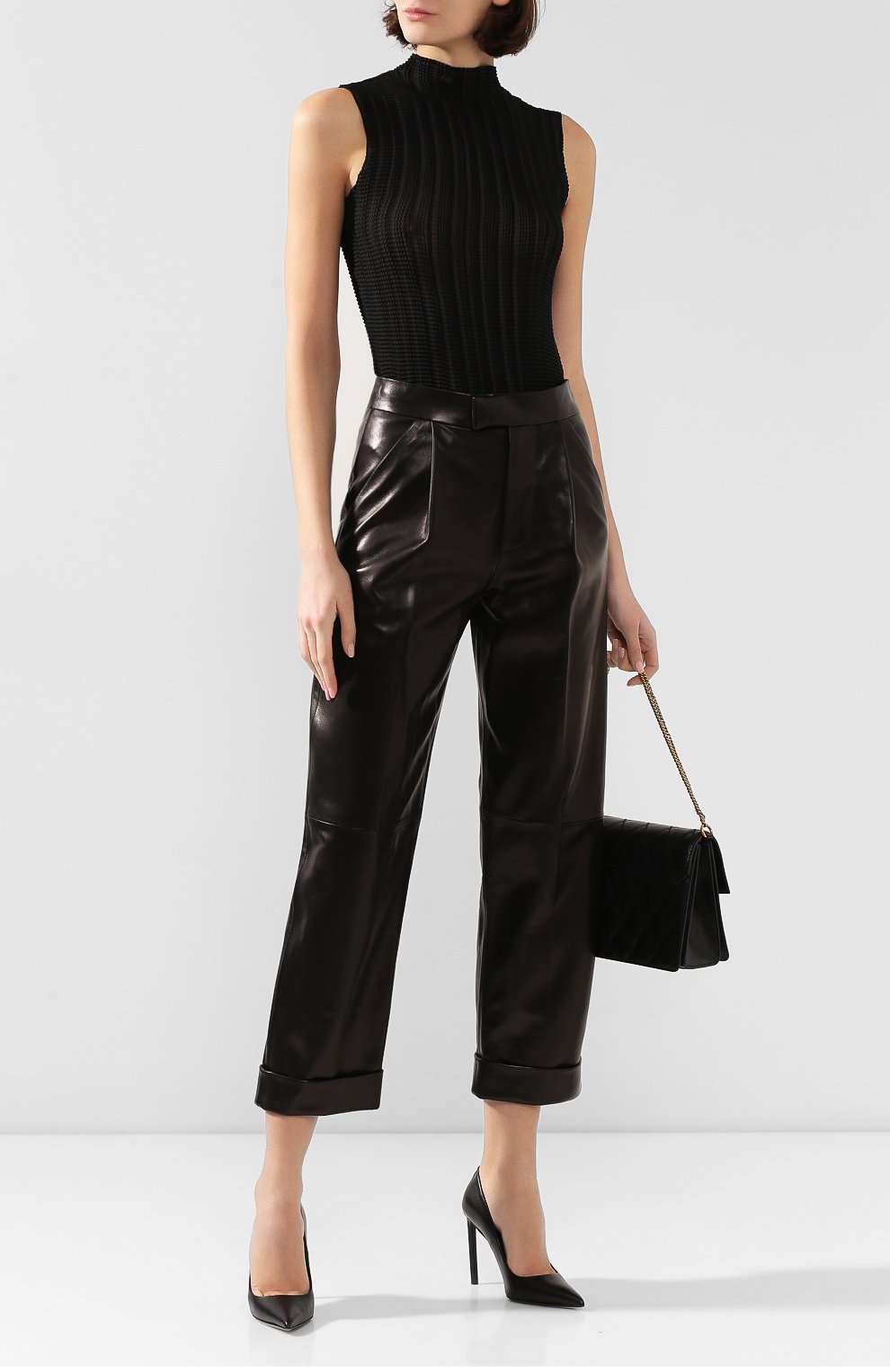 Кожаные брюки TOM FORD, арт. PAL680-LEX228, фото 2