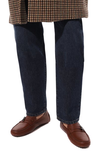 Кожаные мокасины STEFANO RICCI коричневого цвета по цене 107000 руб., арт. UC25_G1126/SKVN, фото 3 Кожаные мокасины STEFANO RICCI, арт. UC25_G1126/SKVN, фото 3