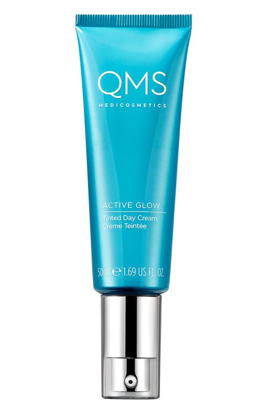 фото Дневной крем с тональным эффектом active glow tinted (50ml) qms medicosmetics