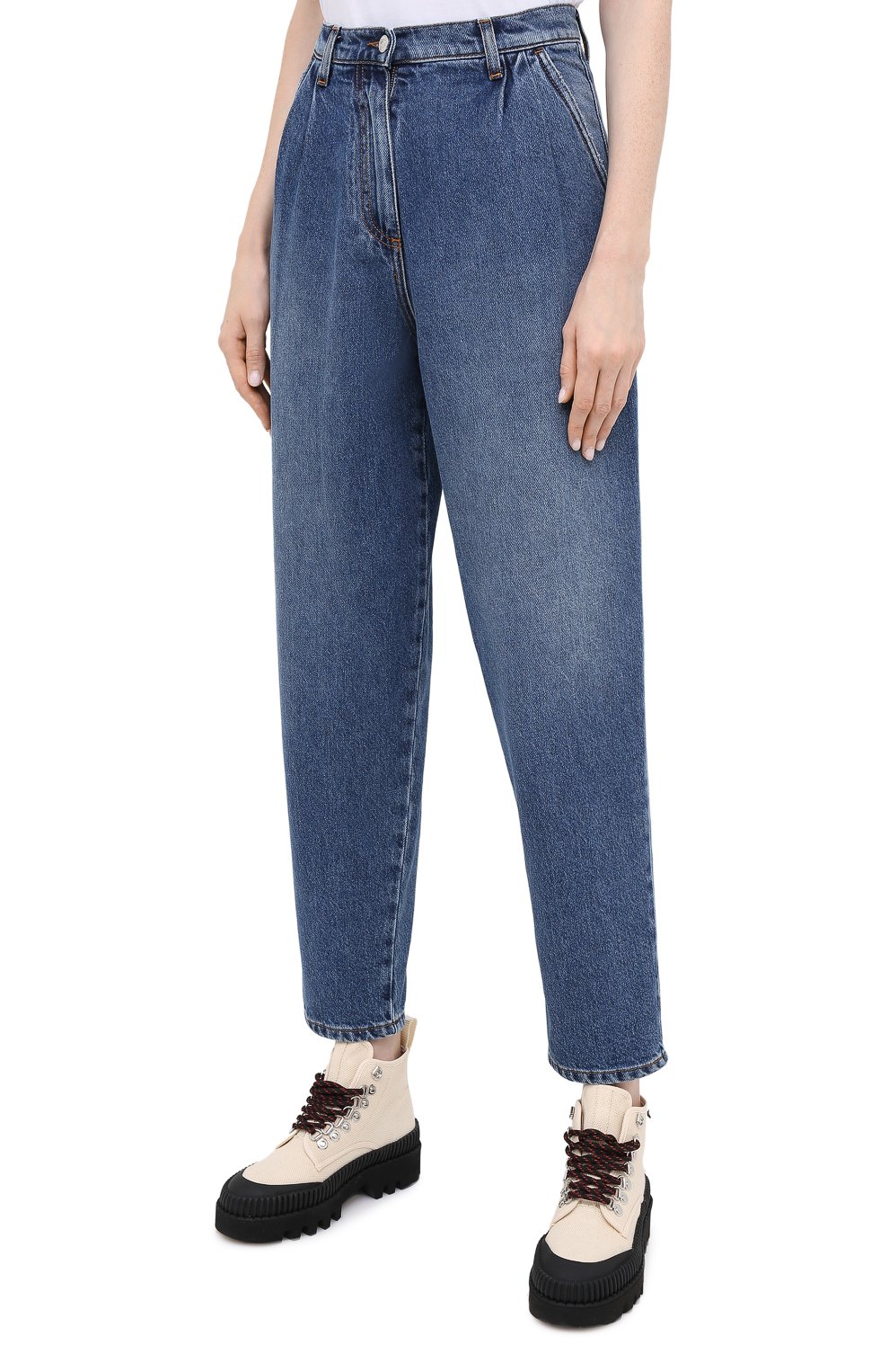 Джинсы MSGM синего цвета по цене 25600 руб., арт. 2943MDP49L 207641, фото 3 Джинсы MSGM, арт. 2943MDP49L 207641, фото 3