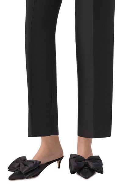 Женские текстильные мюли yolande 45 VALENTINO, арт. 8W2S0NS7/UBN