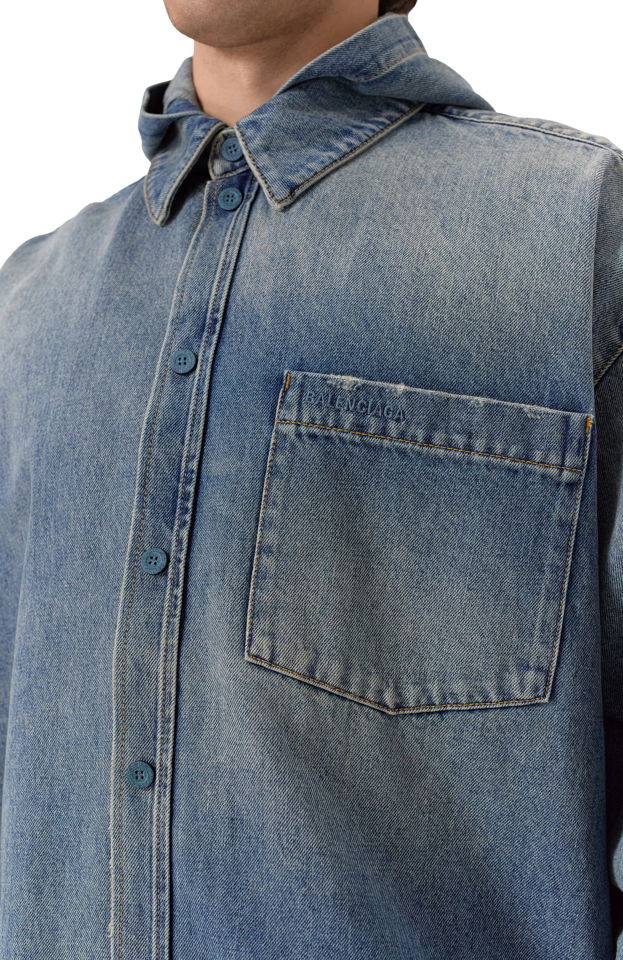 Джинсовая куртка BALENCIAGA, арт. 814227/THW25, фото 5